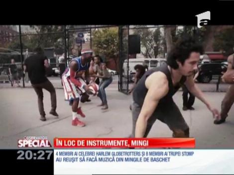 Cum sună muzica făcută la mingi de baschet? O să rămâi uimit! Pe asta sigur n-ai văzut-o! (VIDEO)