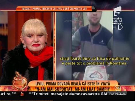 Liviu Arteni, prima dovada adevărată că este în viaţă!