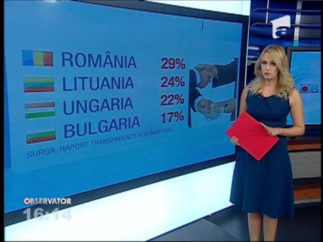 România, fruntașă la datul mitei