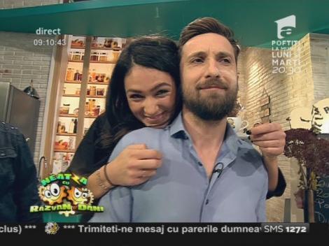 Dani + Ioana = LOVE. Apariție surpriză la ”Neatza”! Oțil și-a adus iubita în emisiune: ”Ea este Ioana!”