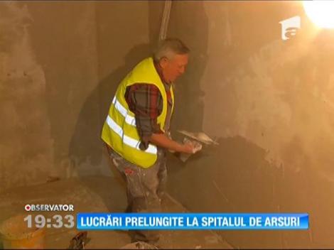 Renovările mai durează la Spitalul de Arsuri din Capitală