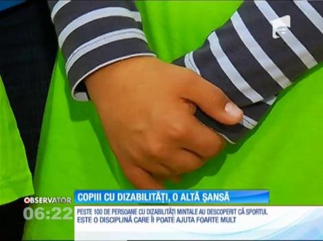 O şansă pentru copiii cu dizabilităţi vine din sport. Mulţi dintre ei şi-au depăşit limitele şi au decoperit o altfel de viaţă