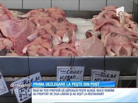 Se anunţă un festin pescăresc în toată ţara. Mâine, e sărbătoare şi dezlegare la peşte, iar gospodinele pregătesc deja saramură şi plachie