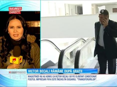 Victor Becali rămâne în penitenciar
