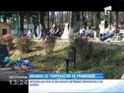 Brumar cu temperaturi de primăvară