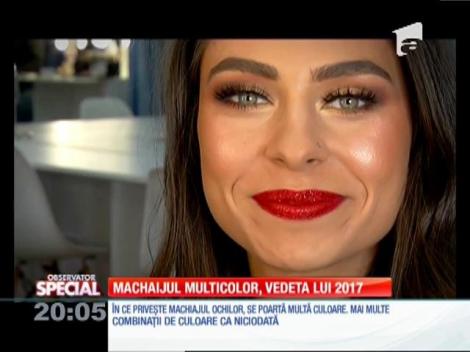 Special! Machiajul multicolor, vedeta lui 2017