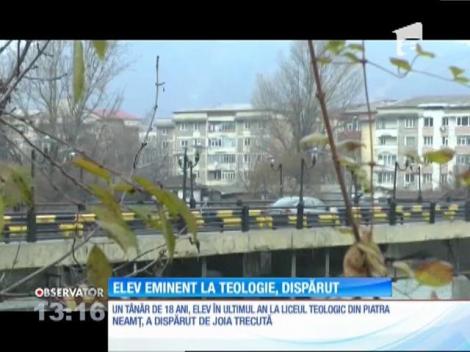 Dispariție misterioasă în Piatra Neamţ. Cel mai bun elev din clasa a XII-a de la Liceul teologic ortodox "Sfinții Împărați Constantin și Elena" a dispărut fără urmă