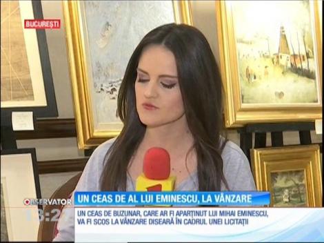 IMAGINI INEDITE. Ceasul de buzunar al lui Mihai Eminescu, dăruit de "Junimea", scos la licitație. Care este prețul de pornire, pentru românii care își doresc să-l achiziționeze