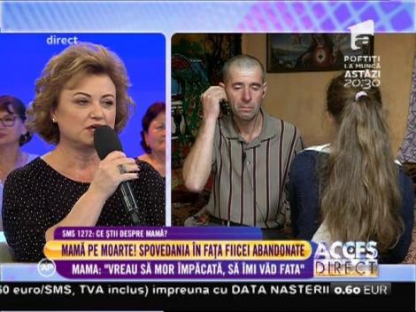 Maria Drescanu: "Vreau să mor împăcată, să îmi văd fata"