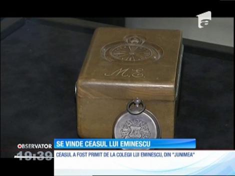 Se vinde ceasul lui Mihai Eminescu