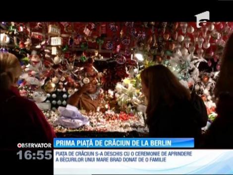 Magia Sărbătorilor e la Berlin. Peste 60 de târguri de Crăciun sunt amplasate în capitala Germaniei. Oraşul este superb!
