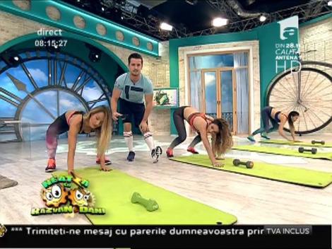 Exploziv de sexy! Vrei o siluetă de vis? Antrenament care măreşte arderea grăsimilor din corp, la tine acasă