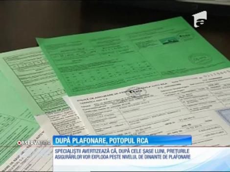 După plafonare, urmează creșterea tarifelor RCA!