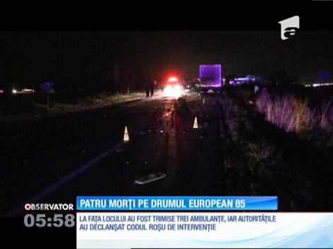 Accident cumplit pe o şosea din Vrancea. 4 oameni au murit iar alţi 3 au ajuns la spital