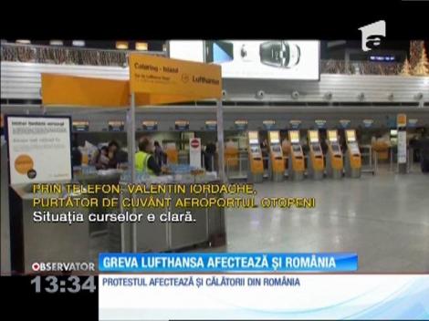 Grevă la Lufthansa. 900 de zboruri anulate