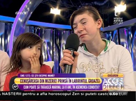 Marina: "Mama mi-a spus o singură dată că sunt frumoasă"