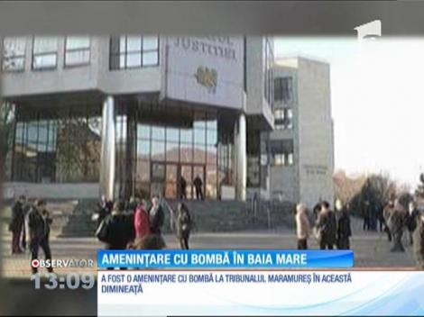 Ameninţare cu bombă în Baia Mare. Palatul de Justiție a fost evacuat după ce o valiză suspectă a fost depistată acolo