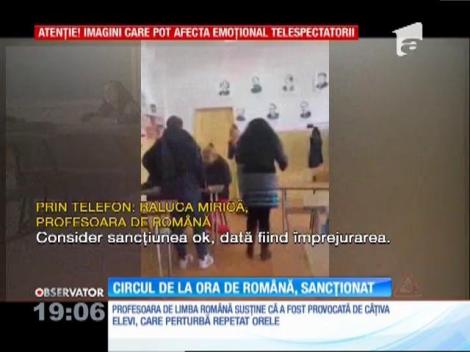 Profesoara din Moreni care a şocat o ţară întreagă după ce a ţipat la elevi şi chiar i-a lovit, a fost sancţionată