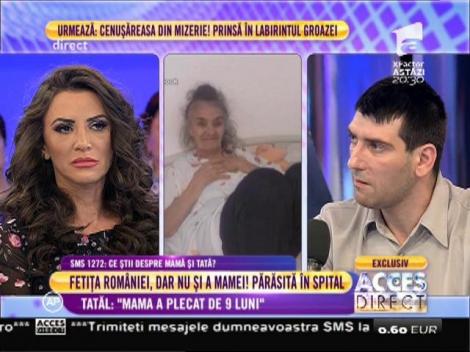 Tatăl Mariei: "Mama ia banii fetiței, dar nu merge să o vadă"