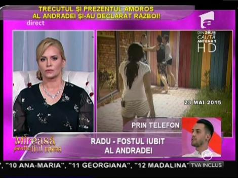 Radu, fostul iubit al Andradei: "Eu nu stau cu mâna întinsă, nu stau pe centrul Sibiului"