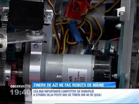 Cea mai importantă competiție de robotică a strâns peste 800 de tineri din 48 de școli