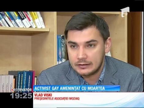 Activist gay amenințat cu moartea
