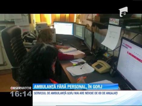 Serviciul de Ambulanță Gorj mai are nevoie de 69 de angajați