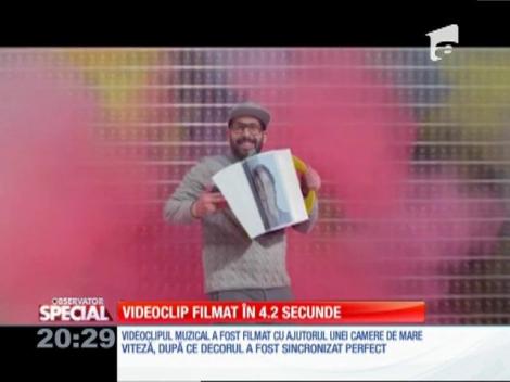 SPECIAL! Un regizor american a filmat un videoclip în doar patru secunde