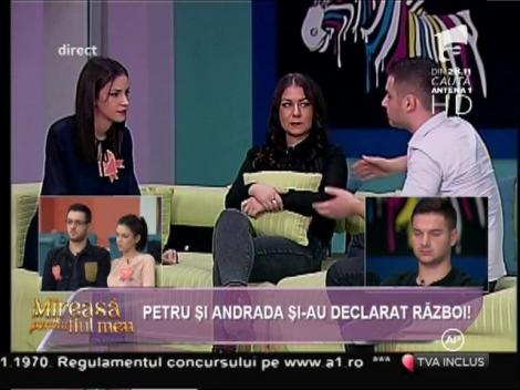 Andrada de Mireasă pentru fiul meu, către Petru: ”Ne ataci pentru că suntem pe locul întâi”
