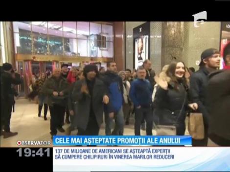 Maratonul reducerilor de Black Friday a început și în Statele Unite