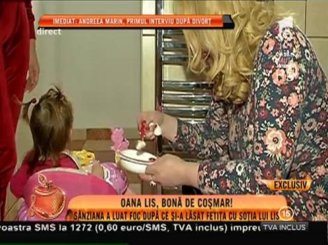 Oana Lis, bonă de coșmar. Sânziana Buruiană a luat foc după ce și-a lăsat fetița pe mână soției lui Lis