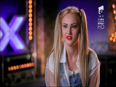Alexandra Tănăsoiu păşeşte cu inima frântă pe scena X Factor