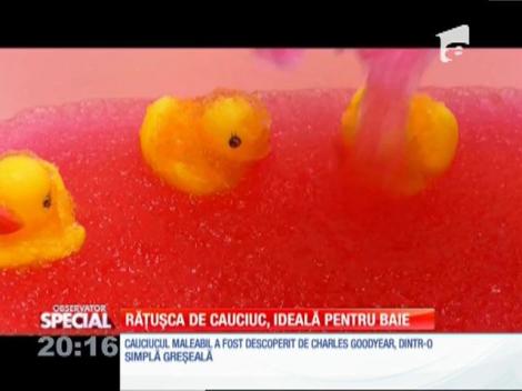 Special! Răţuşca de cauciuc, ideală pentru baie