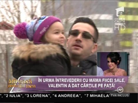 Valentin a semnat ca fiica lui să poată pleca din România