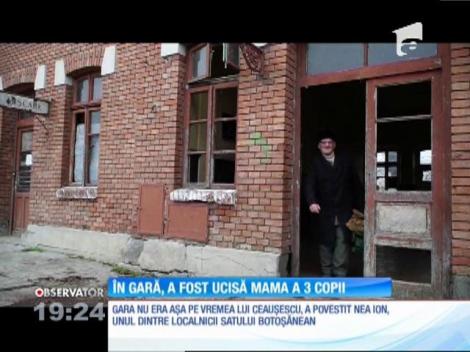 Cea mai derăpănată gară din România, în Botoşani