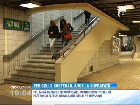 Metroul din București, un pericol! O spune raportul unui control ISU realizat în toate cele 51 de staţii