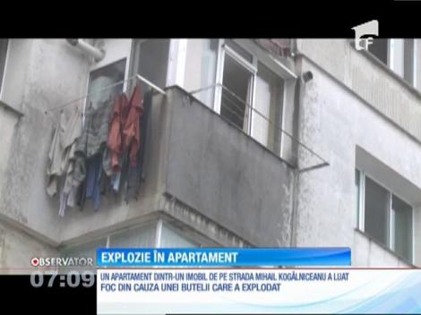Explozie puternică într-un bloc de locuințe