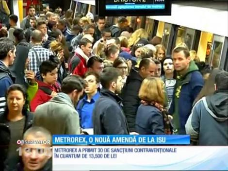 Nereguli la metrou. Metrorex a primit 30 de amenzi de la ISU