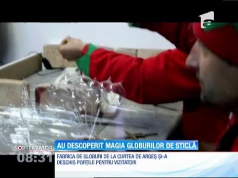 Fabrica de globuri de la Curtea de Argeş și-a deschis porțile pentru vizitatori