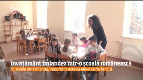 În şcoala finlandeză, accentul este pus pe fericirea şi pe dezvoltarea copilului