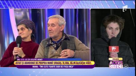 Mama lui Dragoş: "Iau alocaţia copilului pentru că e pe numele meu"