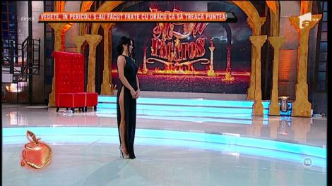 N-a avut nimic pe sub rochie. Daniela Crudu a renunţat la haine în timpul emisiunii!