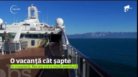 O vacanţă cât şapte! 8.000 de români aleg croazierele în fiecare an