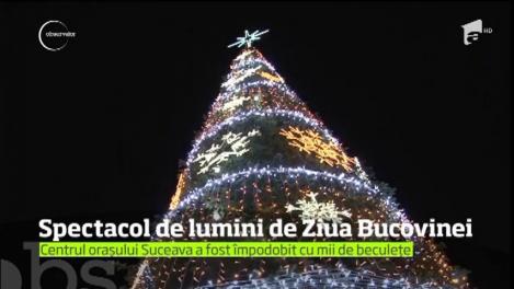 S-a dat startul sărbătorilor de iarnă în Suceava