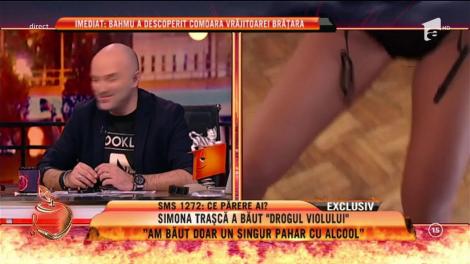 Simona Traşcă a băut "drogul violului"!