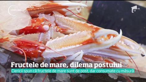 Biserica nu se pot hotărî dacă fructele de mare sunt sau nu de post