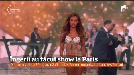 Îngeraşii de la Victoria's Secret au încins imaginaţia spectatorilor, la Paris