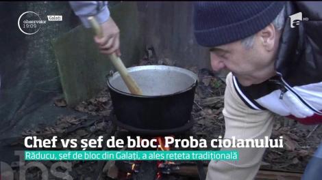 Chef vs. șef de bloc. Proba ciolanului cu fasole la ceaun