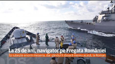 Cel mai tânăr navigator! La 25 de ani, Ștefana conduce Fregata României, cel mai puternic vas de război al țării noastre. Stăpânește 5.000 de tone și 60.000 de cai putere