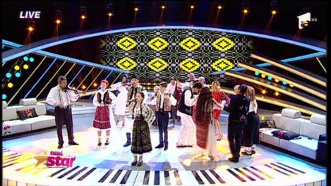 Cătălin Moroșanu chiar cântă muzică populară, alături de trei copii talentați